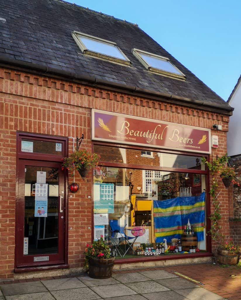 Beautiful Beers shop in Bury St Edmunds. 