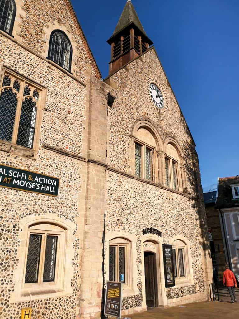 Moyse's hall museum Bury St Edmunds building.