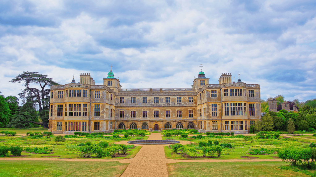 View at the Audley-EndHouse and gardens.