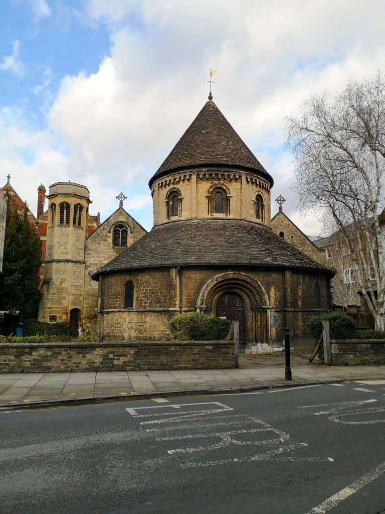 Cambridge Round Church, an interesting  historical building on of the Cambridge streets.