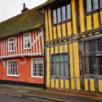 Seeing historical houses in the mediaeval village of Lavenham is one of the best things todo in Lavenham