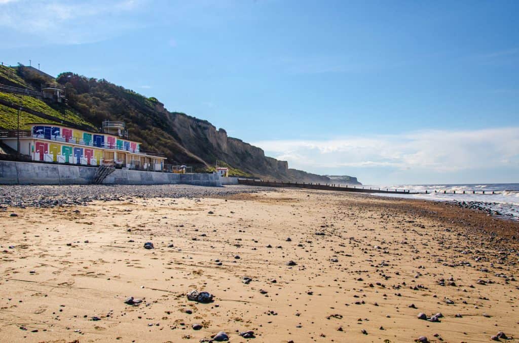 Beach in Cromer in Norfolk.