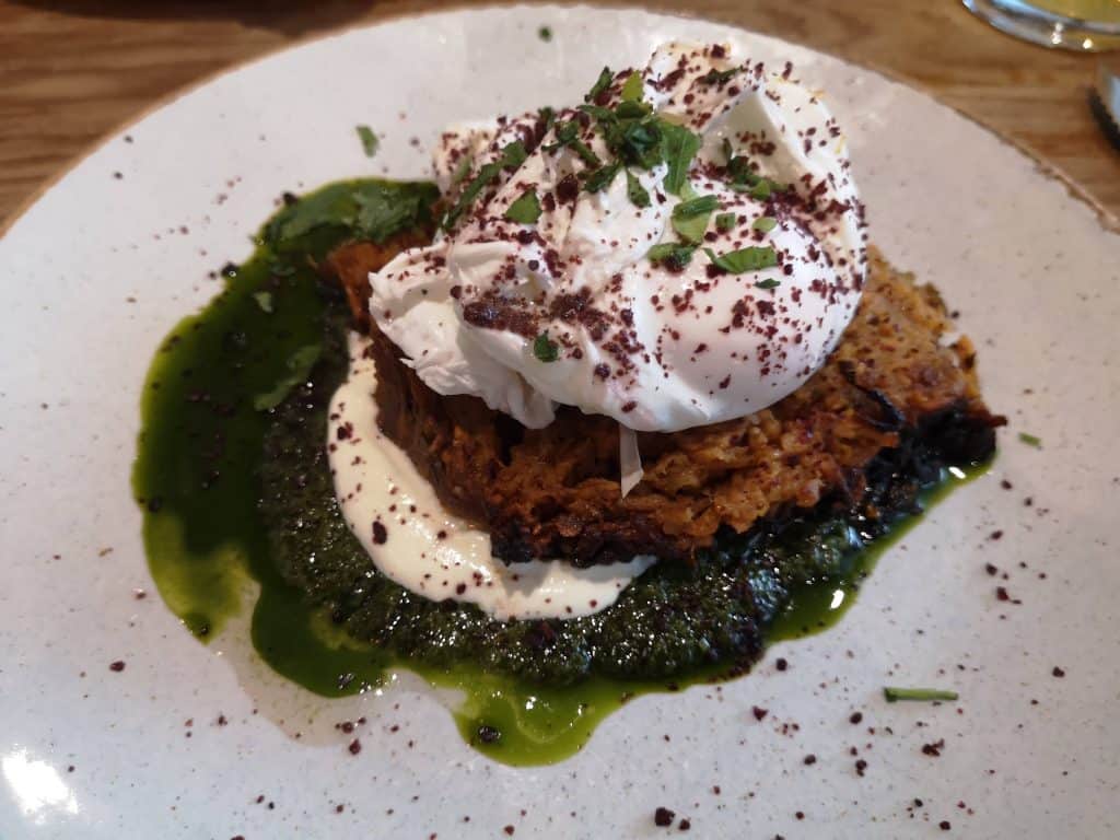 Poached eggs brunch in a Wright's Bury St Edmunds restaurant. This place will definitely make it to many where to eat in Bury St Edmunds guides.