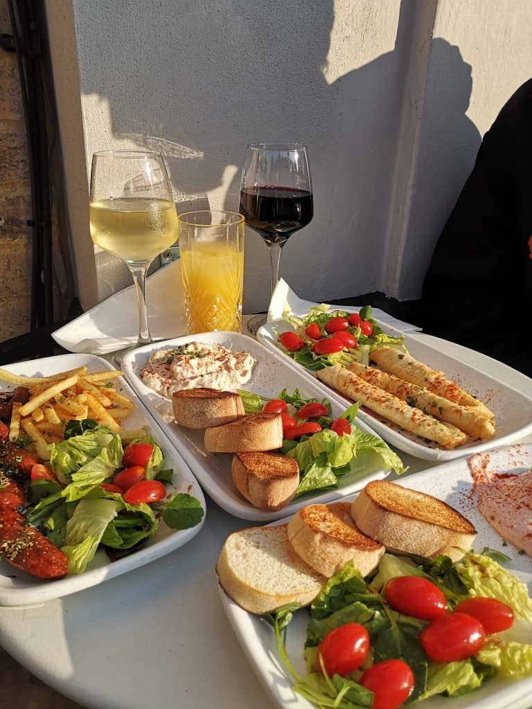 Mediterranean dinner in a Francela Bury St Edmunds restaurant. This place will definitely make it to many where to eat in Bury St Edmunds guides.