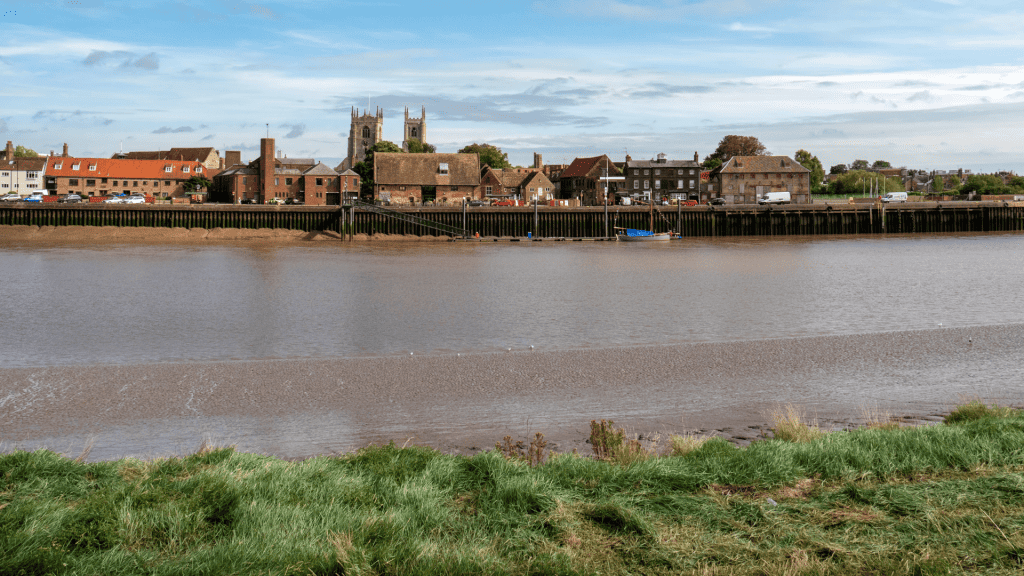 View at a church in King's Lynn.