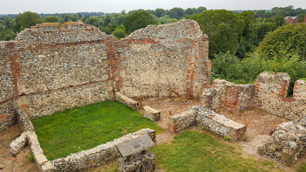 Ruins of the Eye Castle one of the castles in Suffolk.