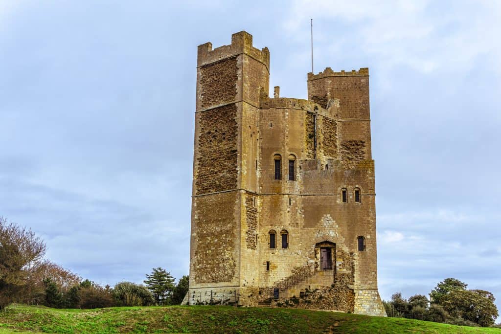 Orford Castle in East Anglia, one of the best norman castles in England.