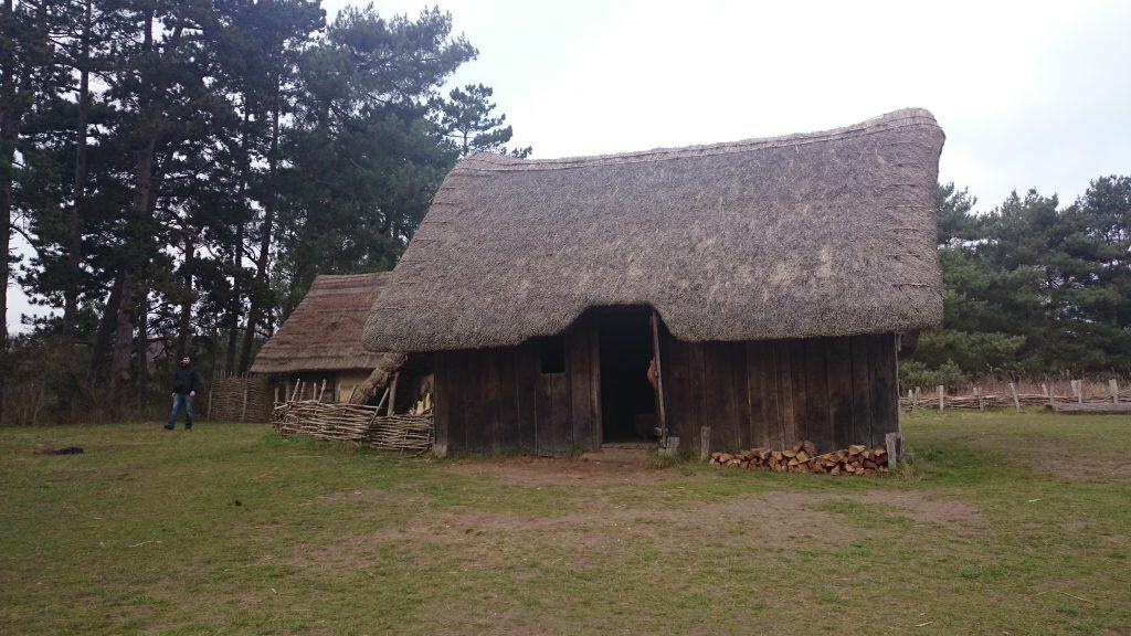 A historical building in Anglo-Saxon village in Suffolk.