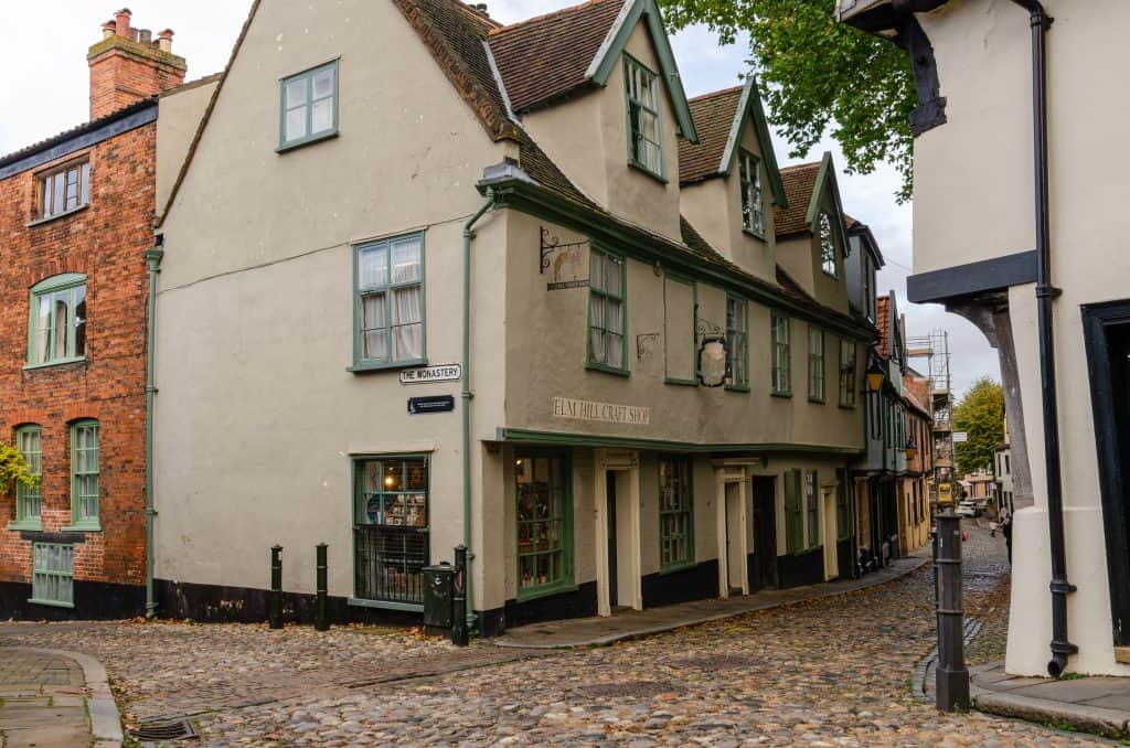 The lanes in Norwich. Beautiful cobbled street. A place that must be on your day trip to Norwich list.
