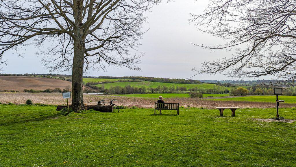 View on the countryside in Dedham Vale.