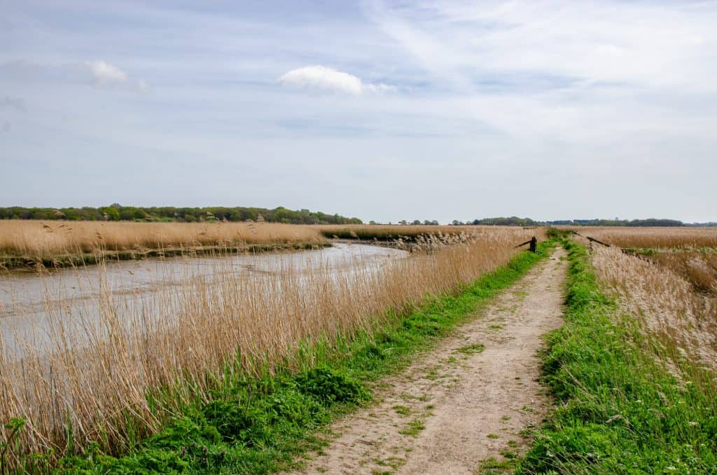 Views at Snape Maltings in Suffolk Coast and Heaths AONB.