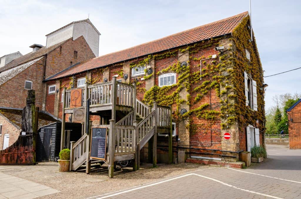 A shop in Snape Maltings in Suffolk Coast and Heaths AONB.