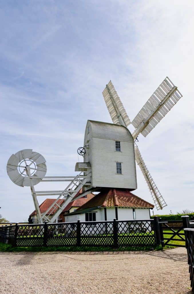 A windmill in Thorpeness in Suffolk Coast and Heaths AONB.