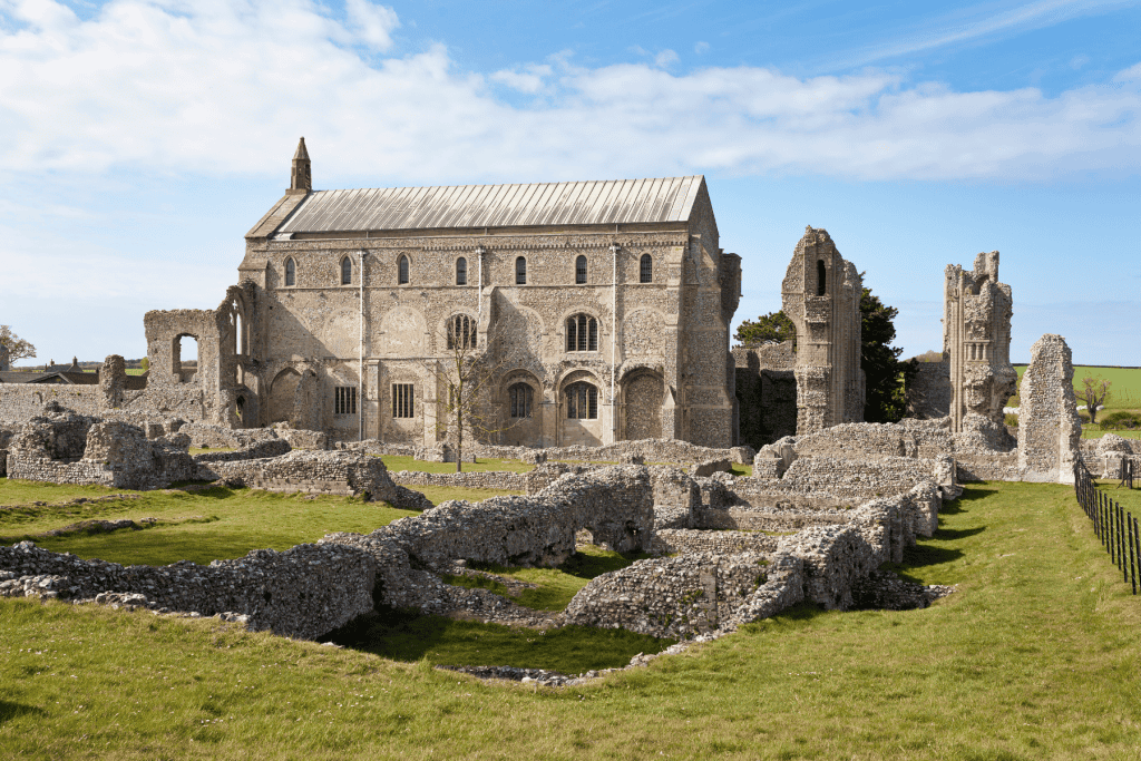 View at the Binham Priory in Norfolk Coast AONB.