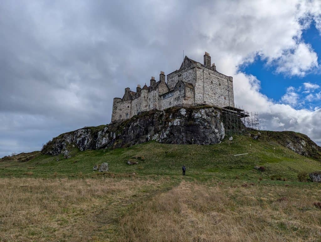 View at the Duart Castle on Isle of Mull.