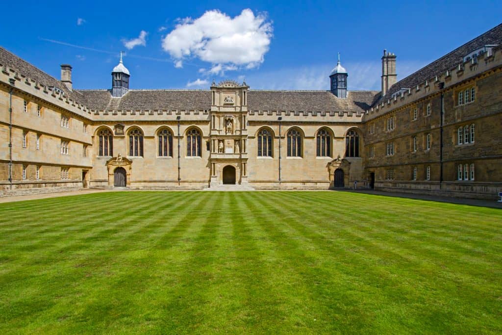 Mediaeval building of the Balliol College in Oxford.