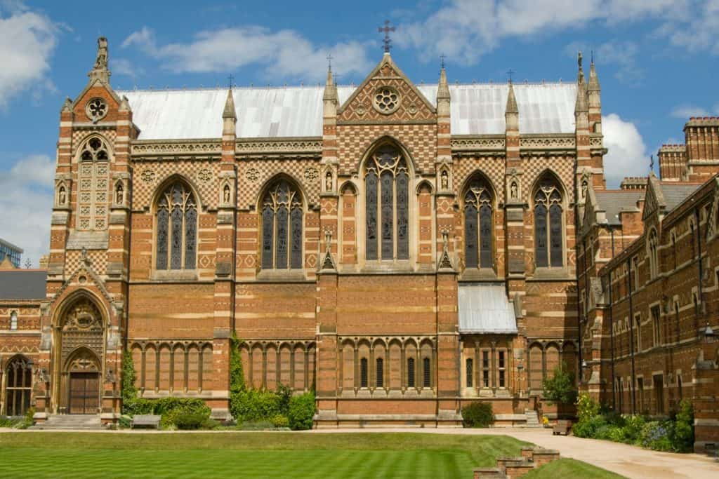 A building of the Keble College in Oxford.