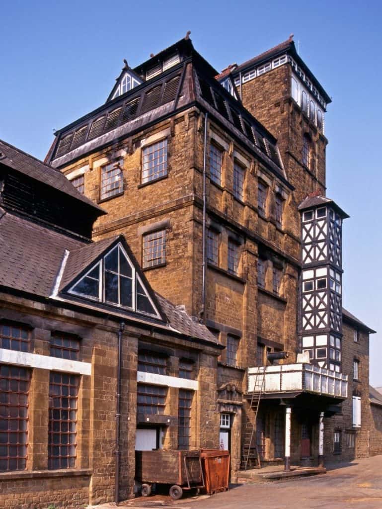 A building of the Hook Norton Brewery in England.