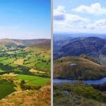 Peak District or Lake District - views on the hills and lakes in both parks.
