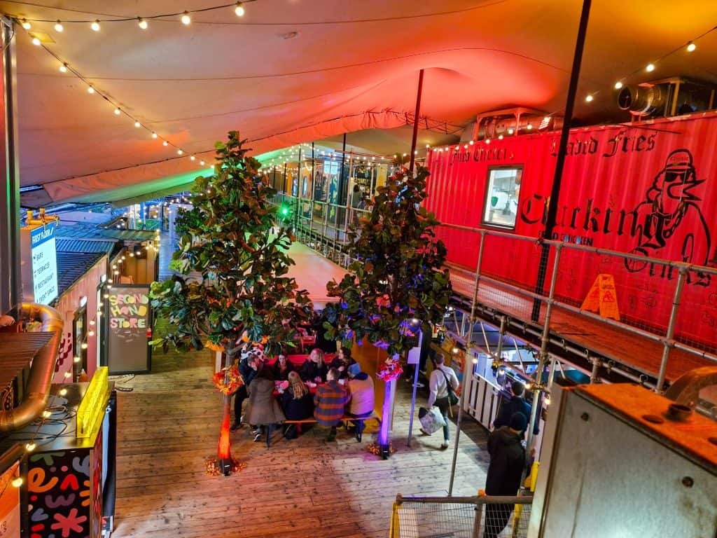 Spark York - a vibrant place with street food in the city centre.