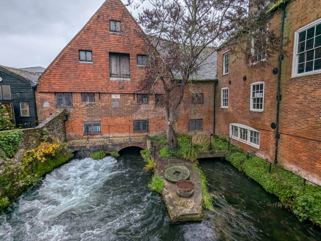 Winchester Mill - buildings with river.