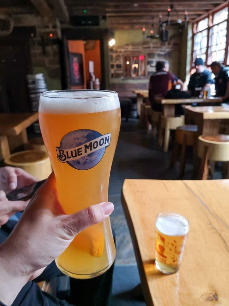 Beer in Valhalla pub.