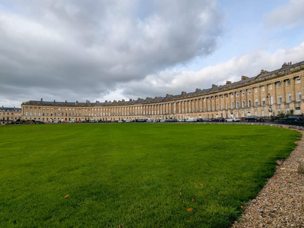 A view at the architecture in Bath.