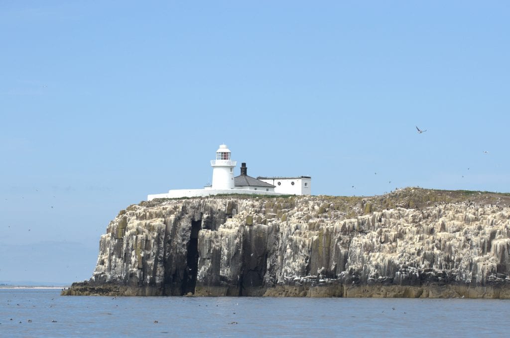 Lighthouse on the Farne Islands - Inner Farne.