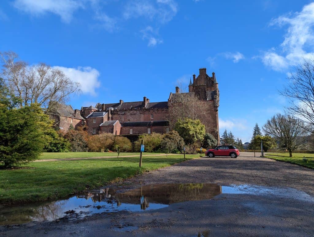 Broadick castle on a sunny day.